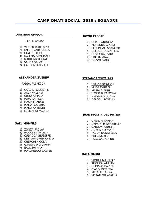COMPOSIZIONE SQUADRE CAMPIONATI SOCIALI-1